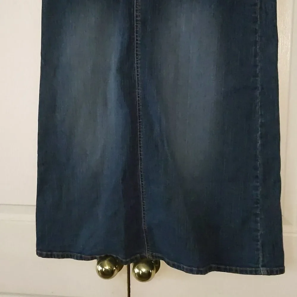 AC -3998 original jeans denim skirt Sz 9